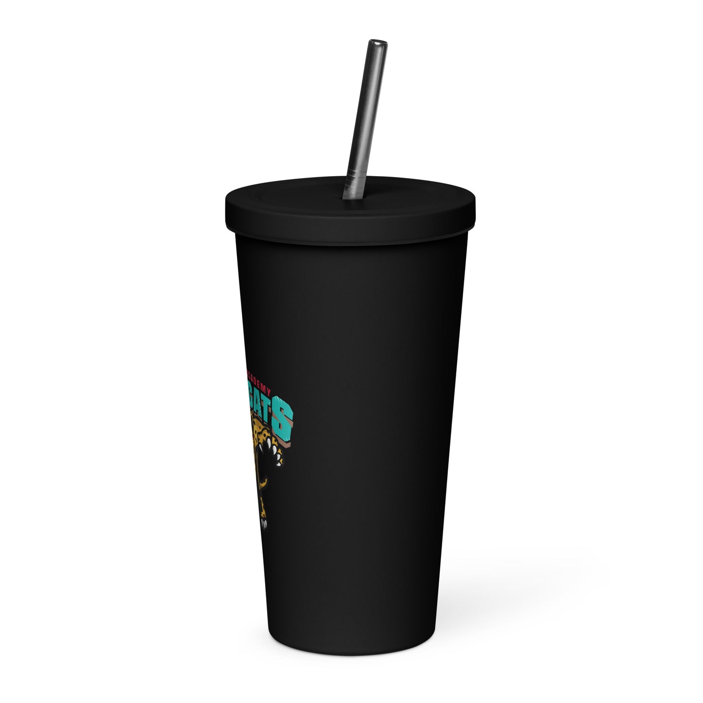 BATTLECATS TEAM Insulated tumbler with a straw
