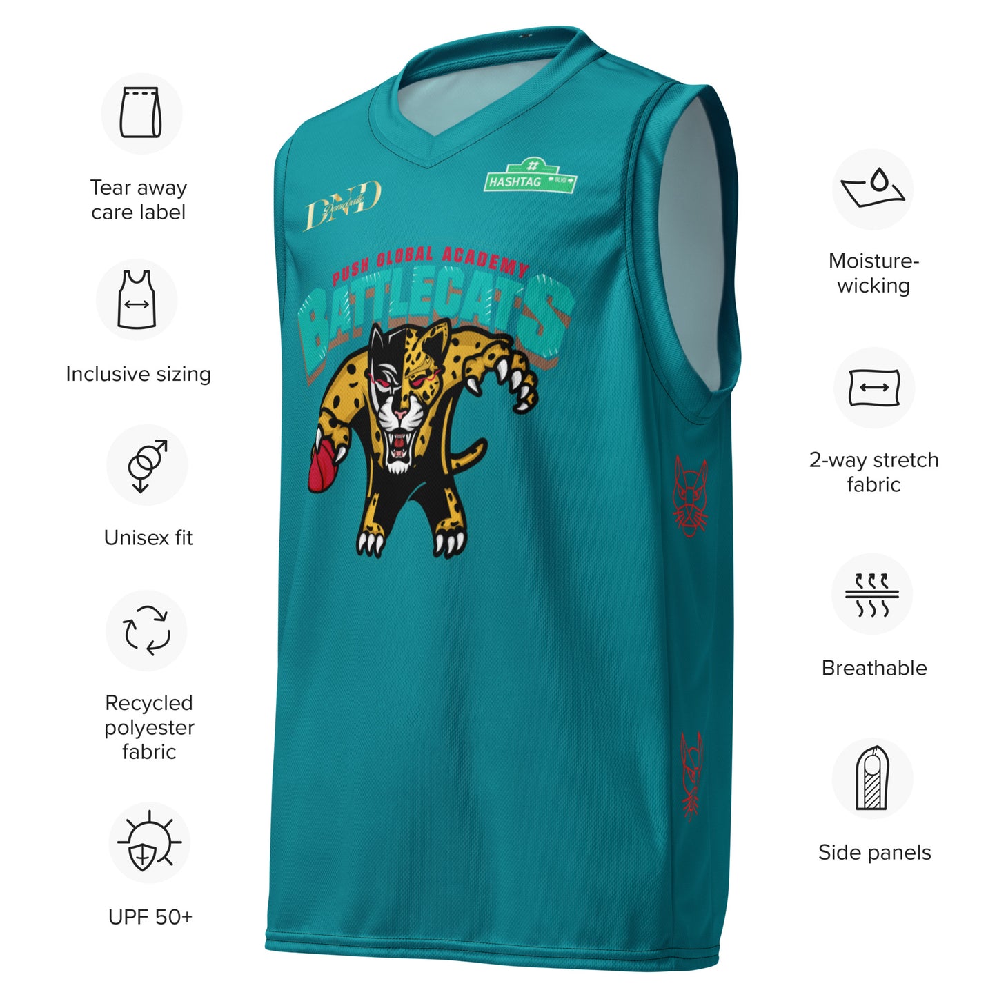 PGA BATTLECATS JERSEY HOME (TEAL)