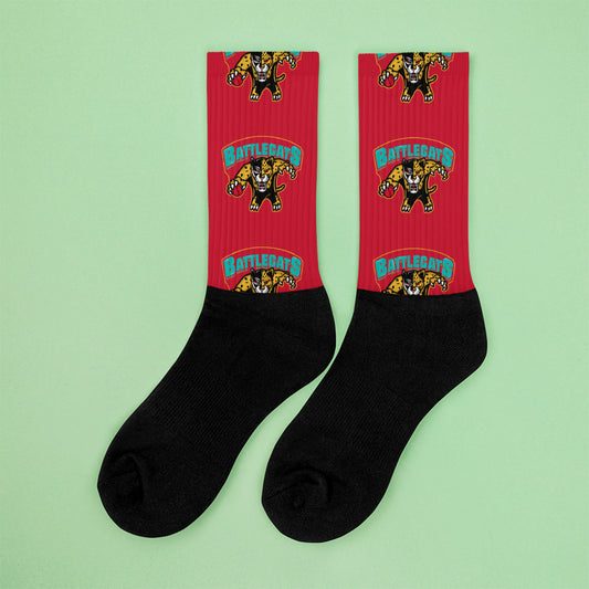 TEAM BATTLECATS (LIMITED EDITION) Socks(RED)