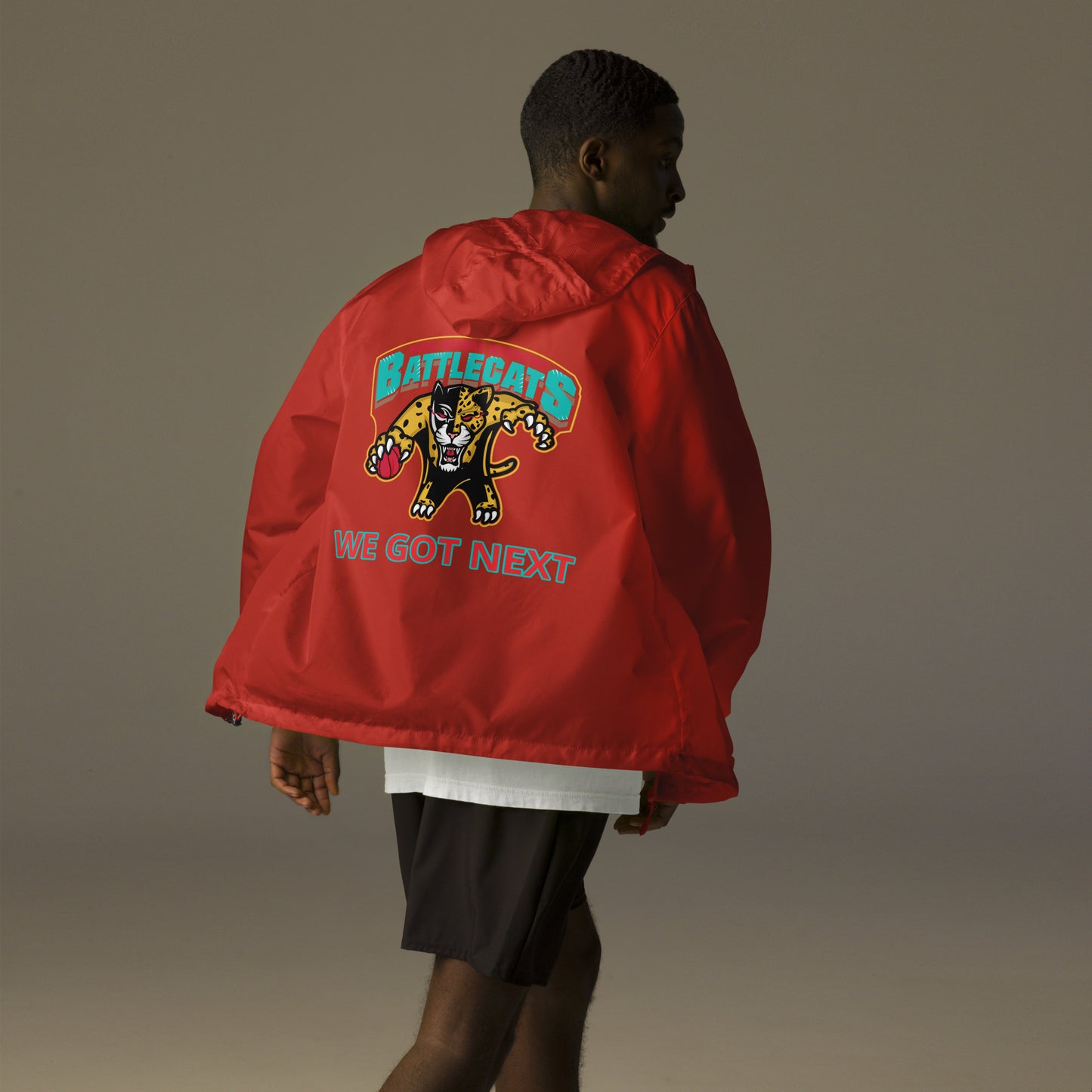 BATTLECATS zip up windbreaker