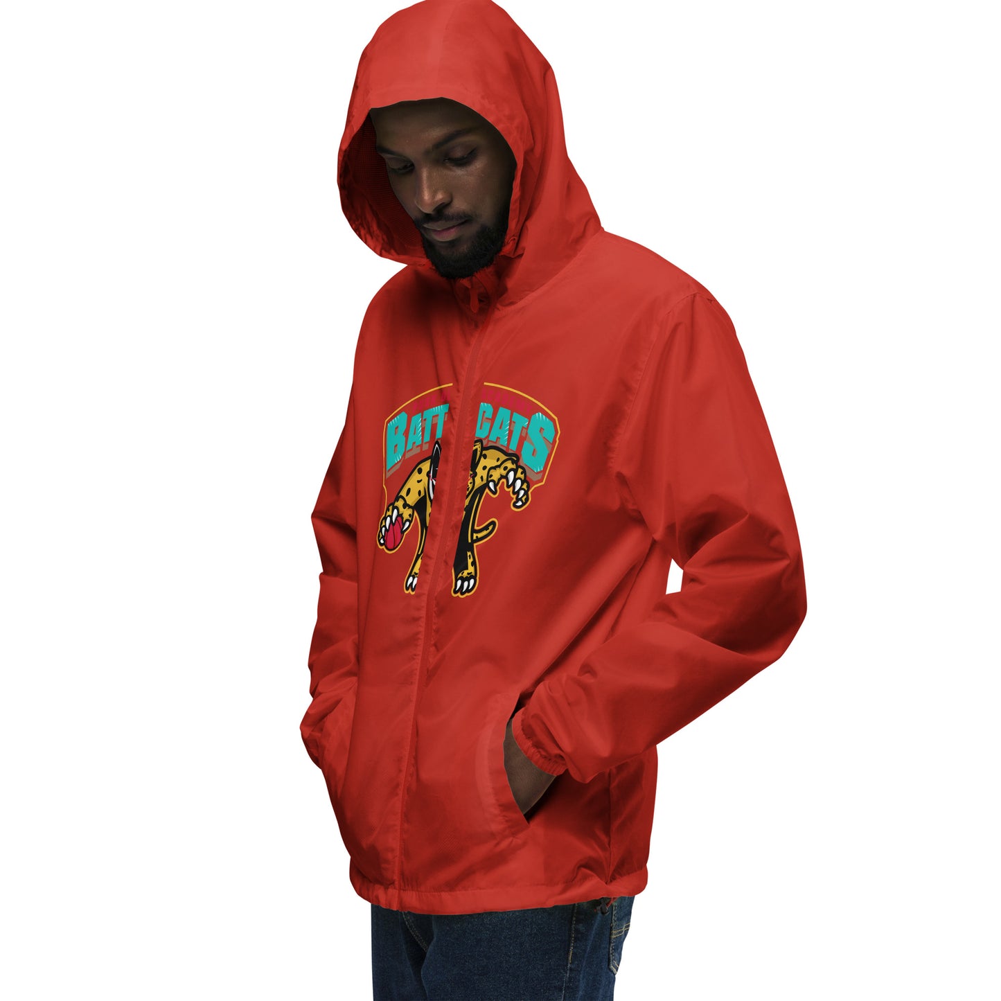 BATTLECATS zip up windbreaker