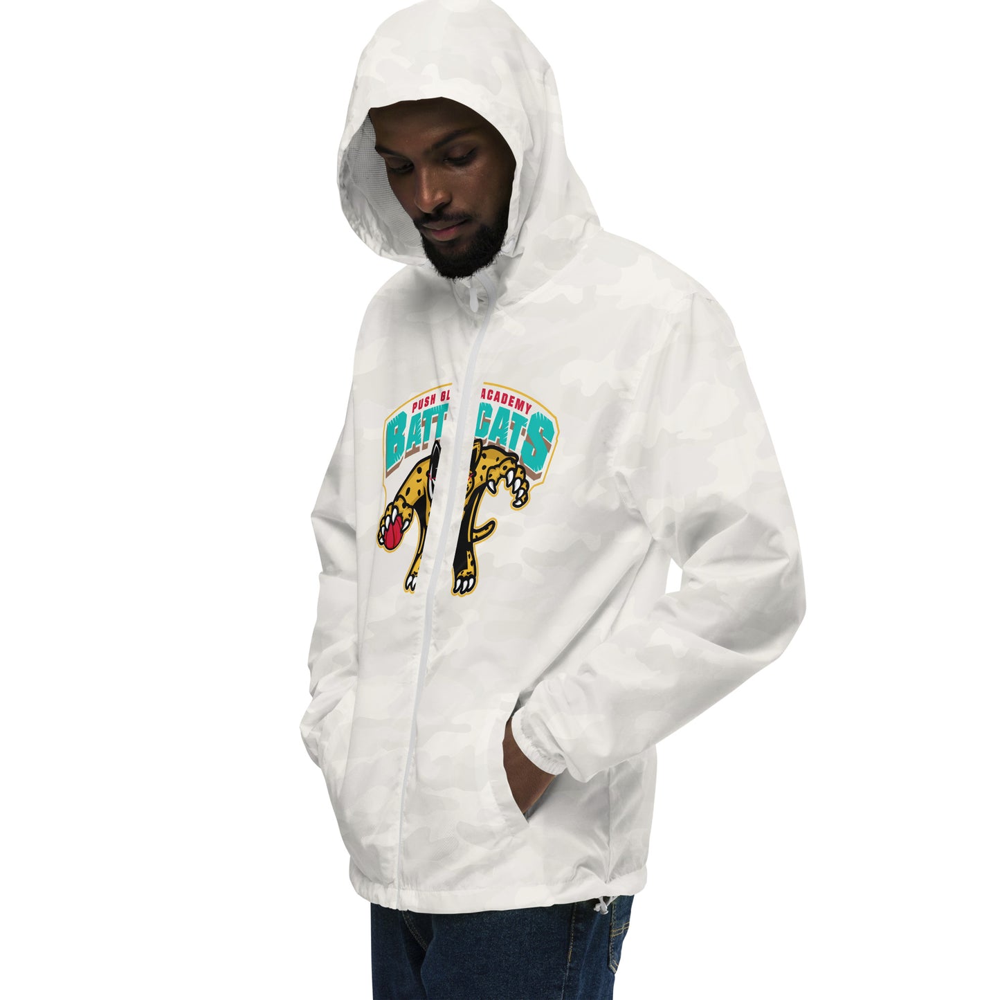 BATTLECATS zip up windbreaker